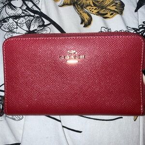 Coach Cherry Red Women's Wallet